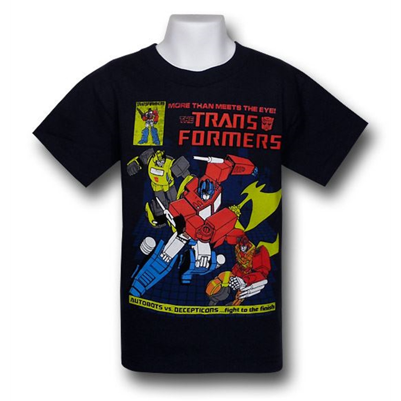 Transformers Kids Fight to the Finish T-Shirt, Blue