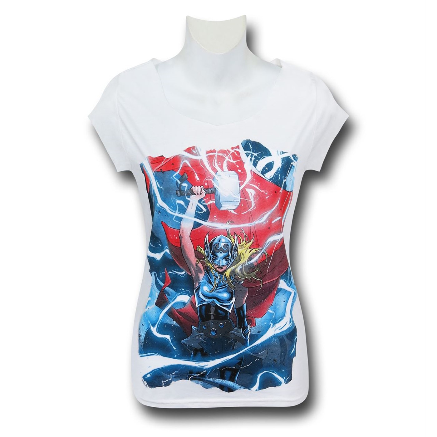 Mighty Thor Electric Women's T-Shirt, White