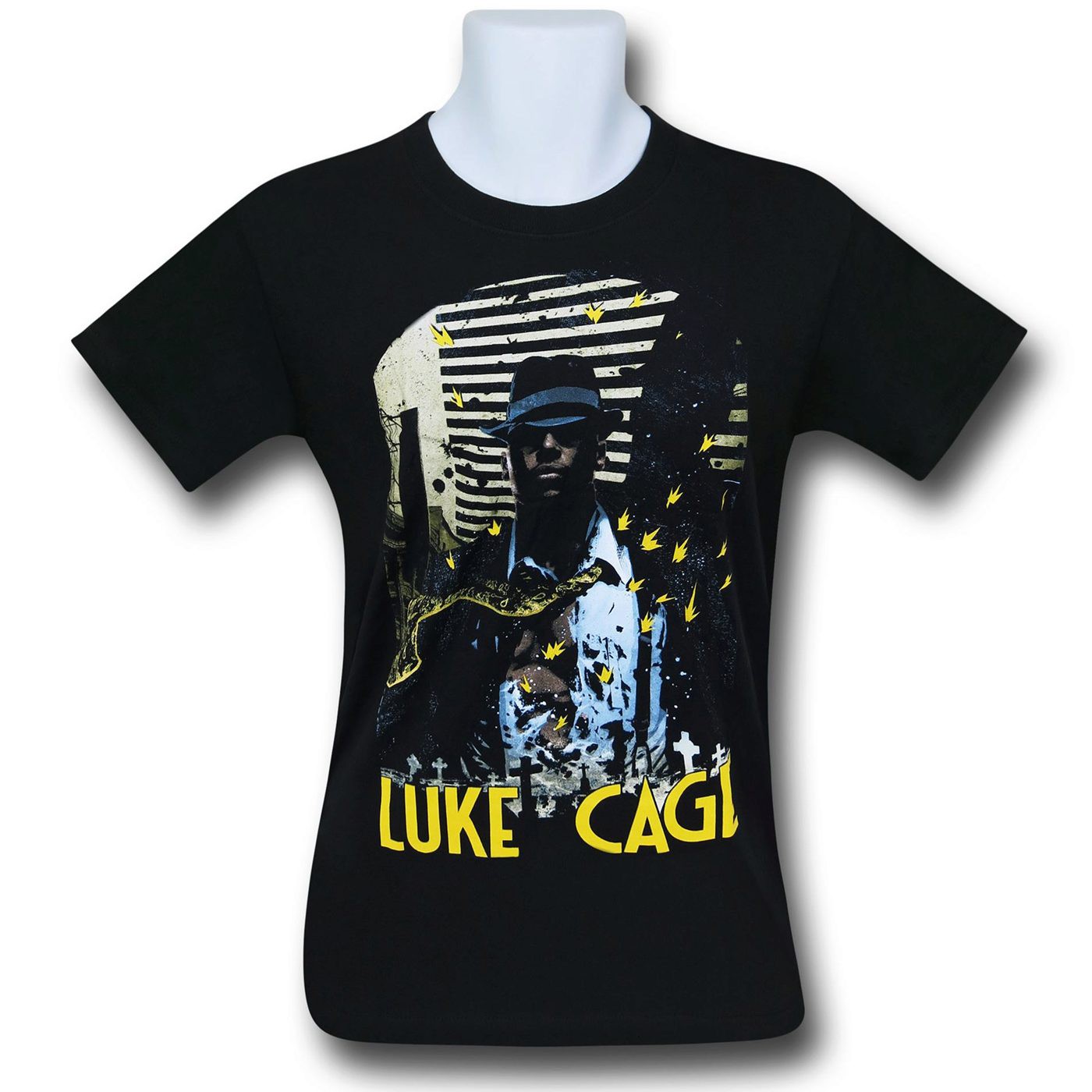 Luke Cage Noir T-Shirt, Black