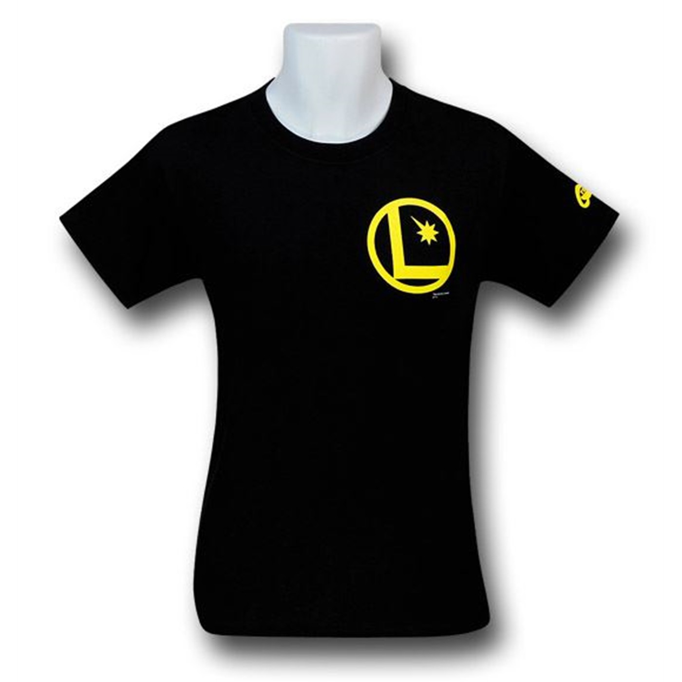 Legion of Super-Heroes Logo on Black T-Shirt, Black