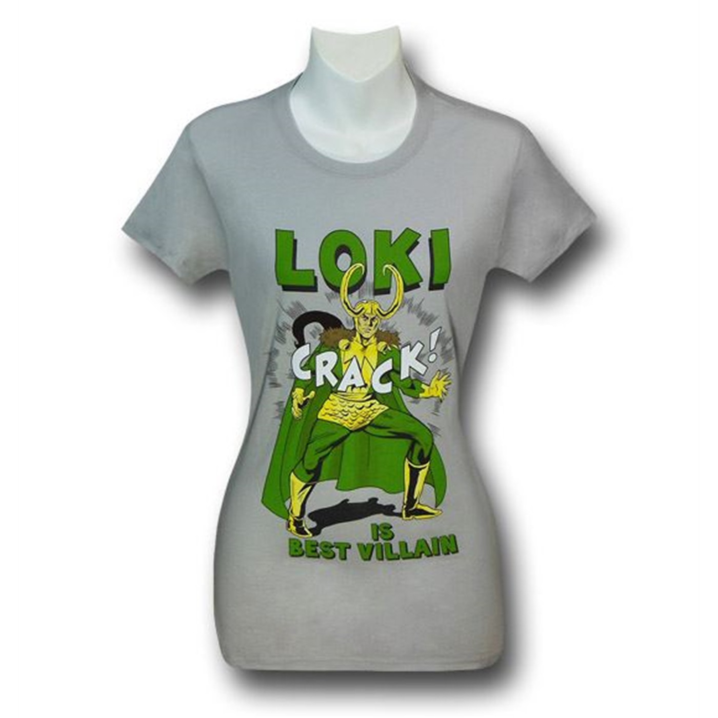 Loki Is The Best Villain Women's T-Shirt, Grey
