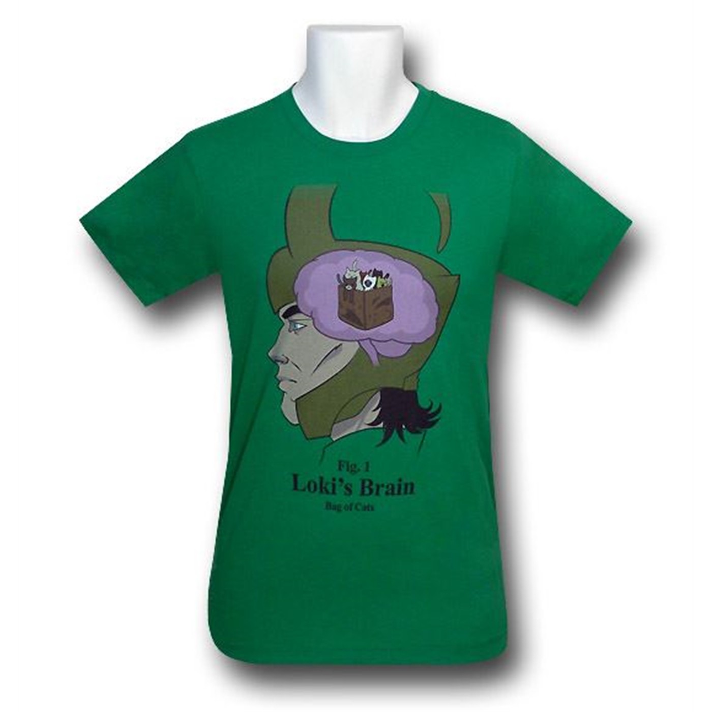 Loki's Brain 30 Single T-Shirt, Green