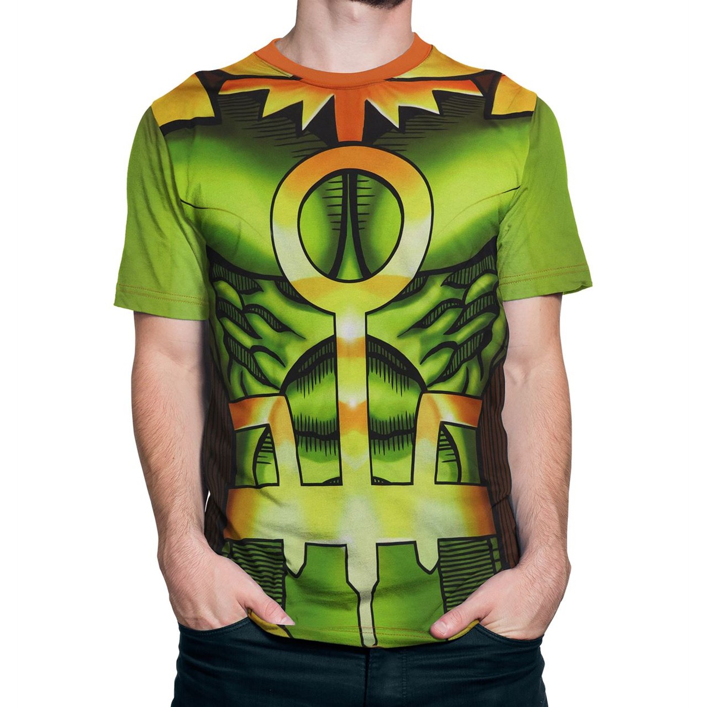 Loki Sublimated Costume Fitness T-Shirt, Green