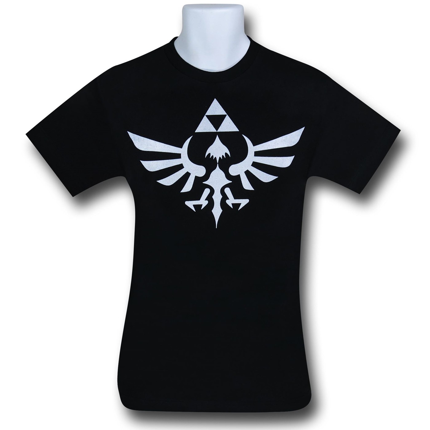 Zelda Triumphant Triforce Symbol T-Shirt, Black