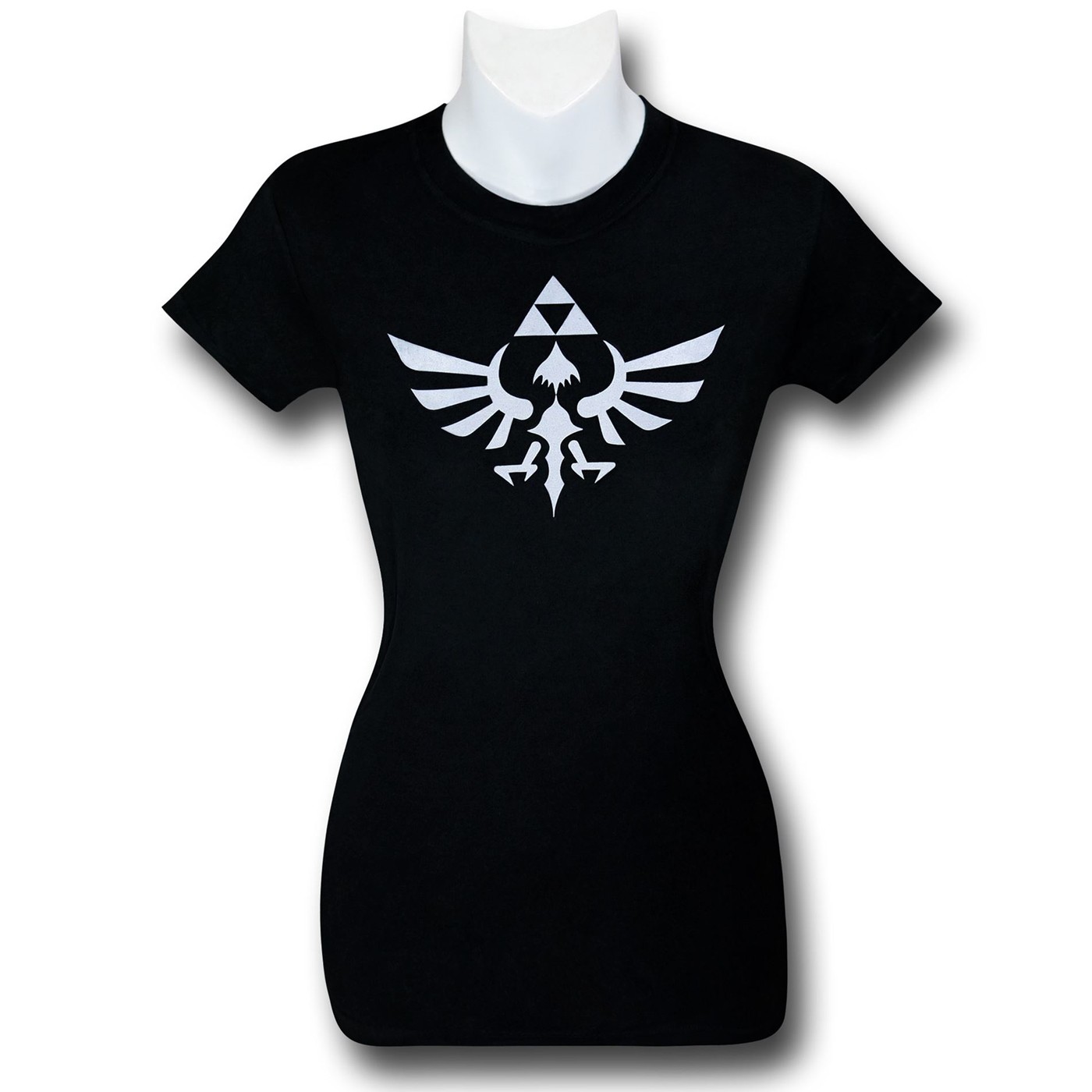 Zelda Triumphant Triforce Women's T-Shirt, Black