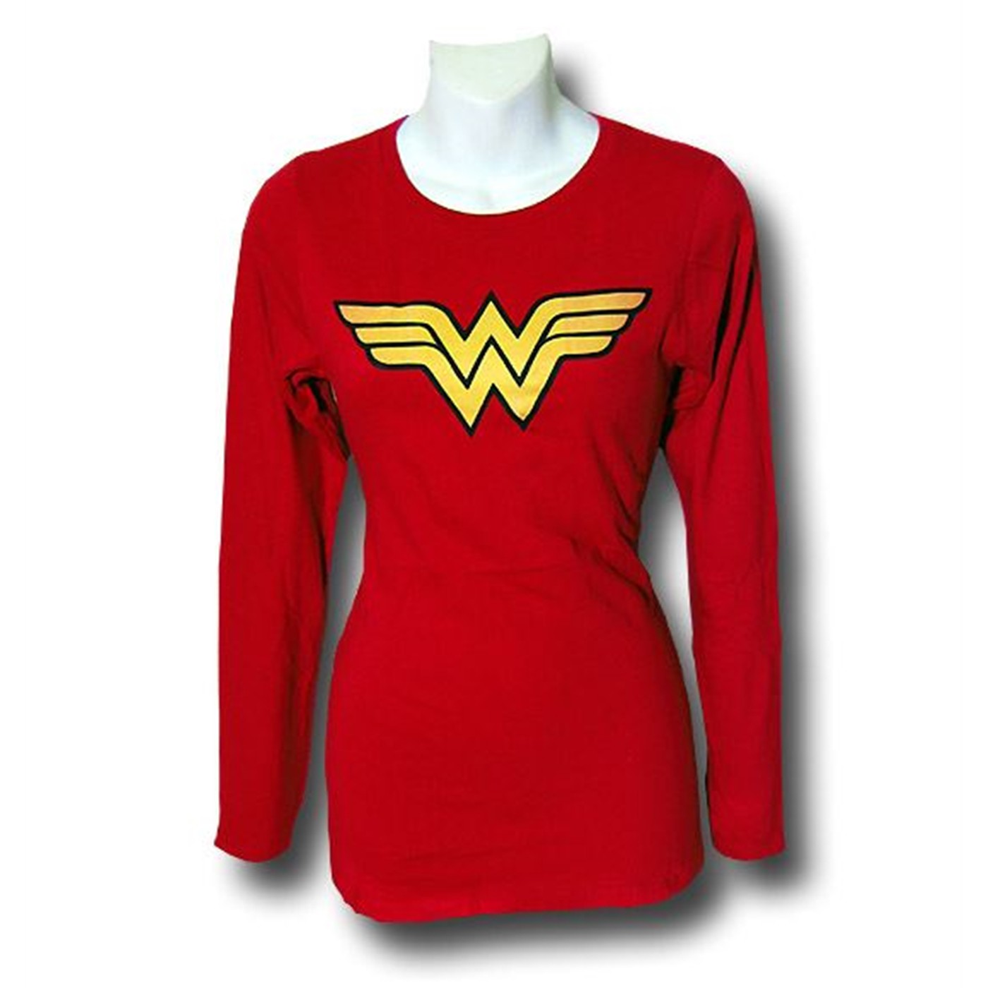 Wonder Woman Long Sleeve T-Shirt Red, Red