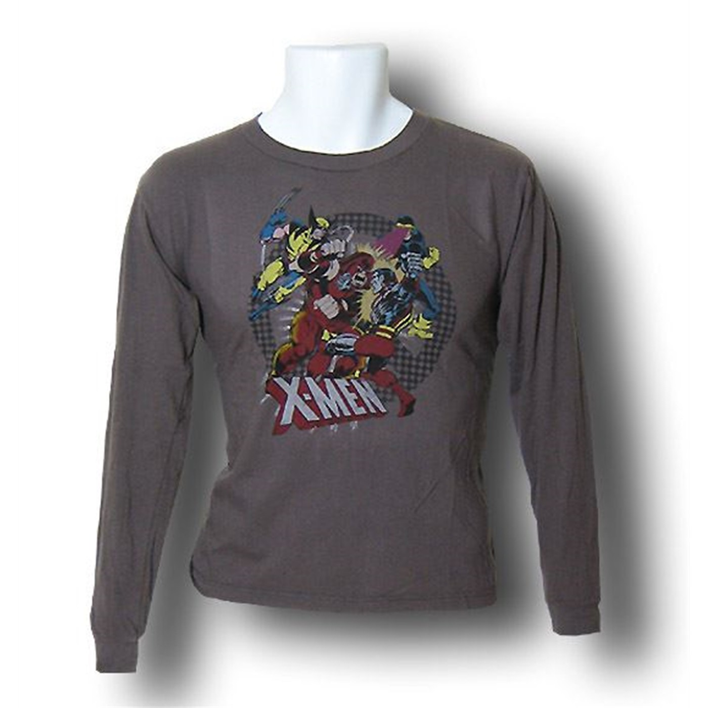 X-Men Kids Red Decco Vs Juggernaut Long Sleeve T-Shirt, Purple