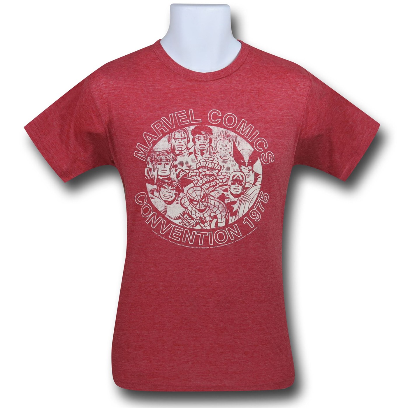 Marvel Convention 1975 (30 Single) T-Shirt, Red