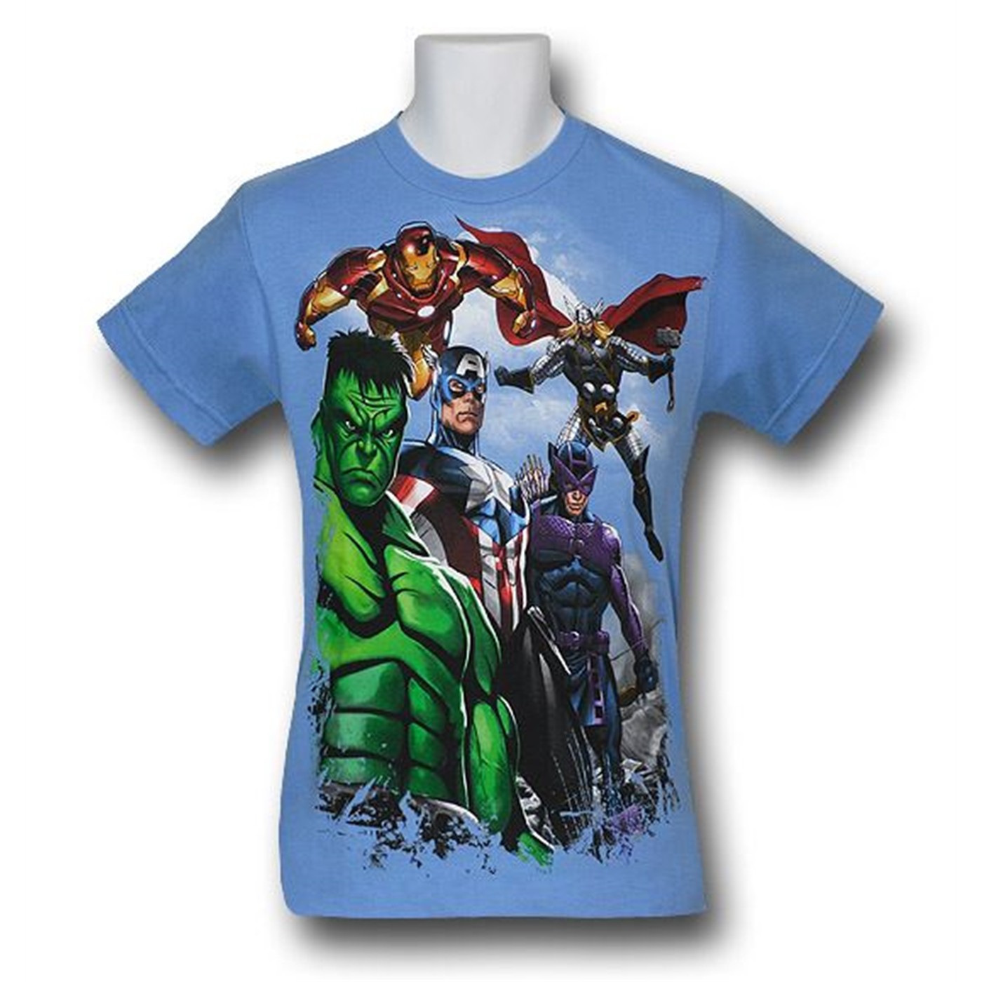 Marvel Avengers Top Dogs Kids T-Shirt, Blue
