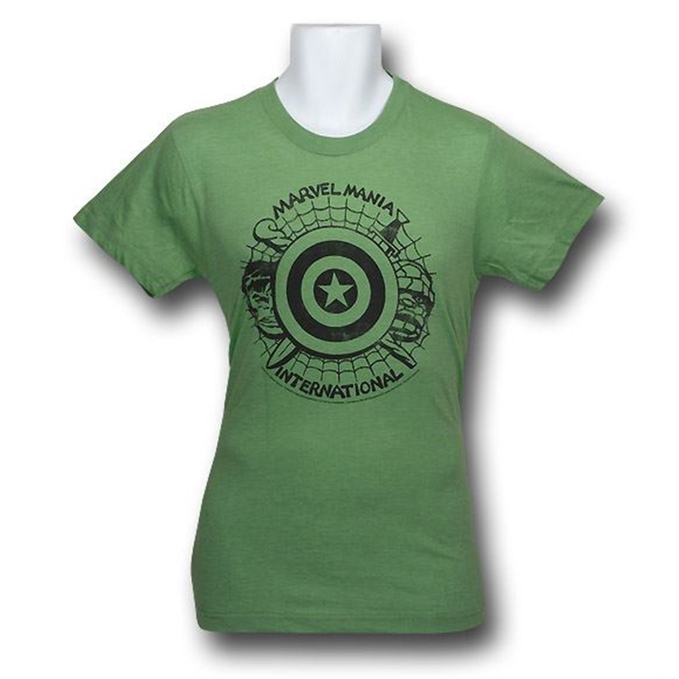Marvel Mania Green 30 Single T-Shirt, Green