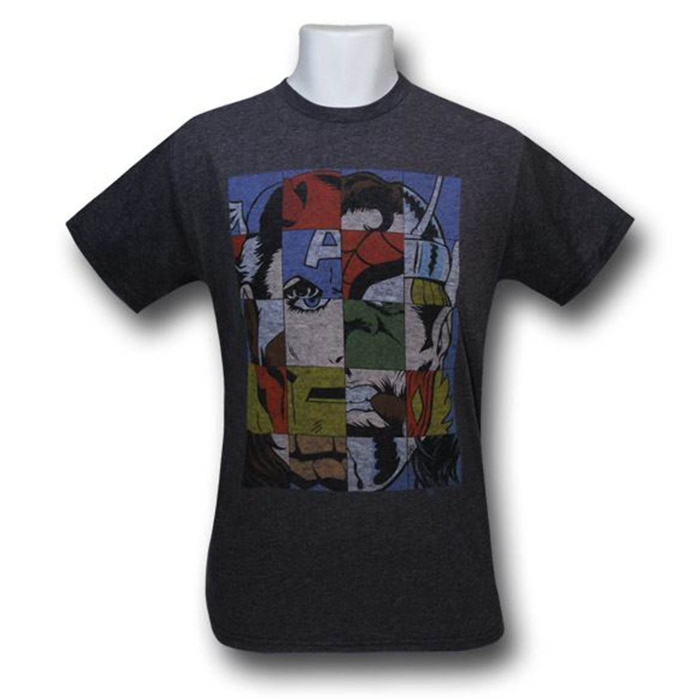 Marvel Puzzle Head Junk Food T-Shirt