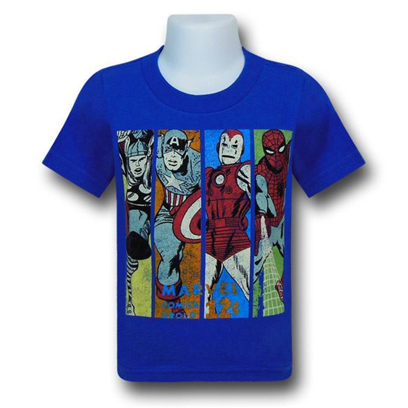 Marvel Hero Bars Blue Infant T-Shirt, Blue