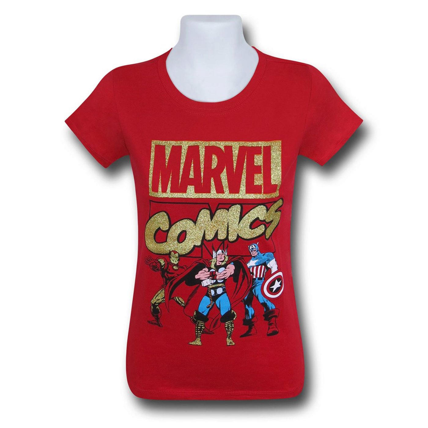 Marvel Comics Red Girls T-Shirt, Red