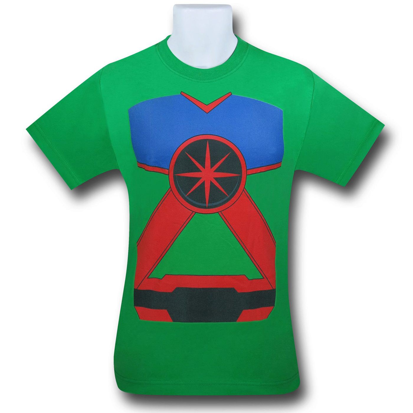 Martian Manhunter Costume T-Shirt, Green