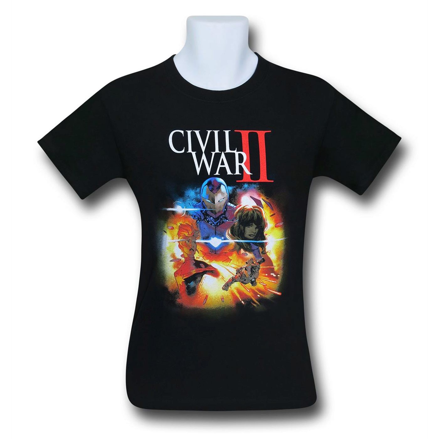 Marvel Civil War II #0 Cover Men's T-Shirt, Black