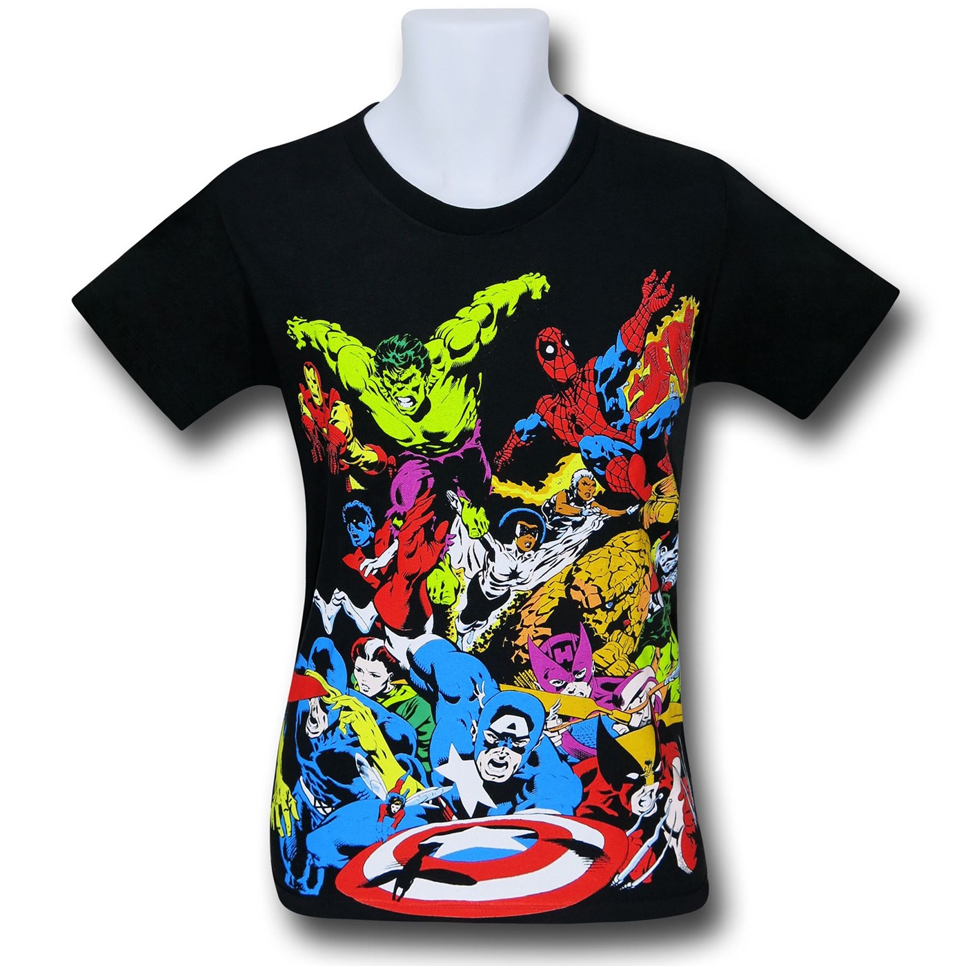 Marvel Age Group 30 Single T-Shirt, Black