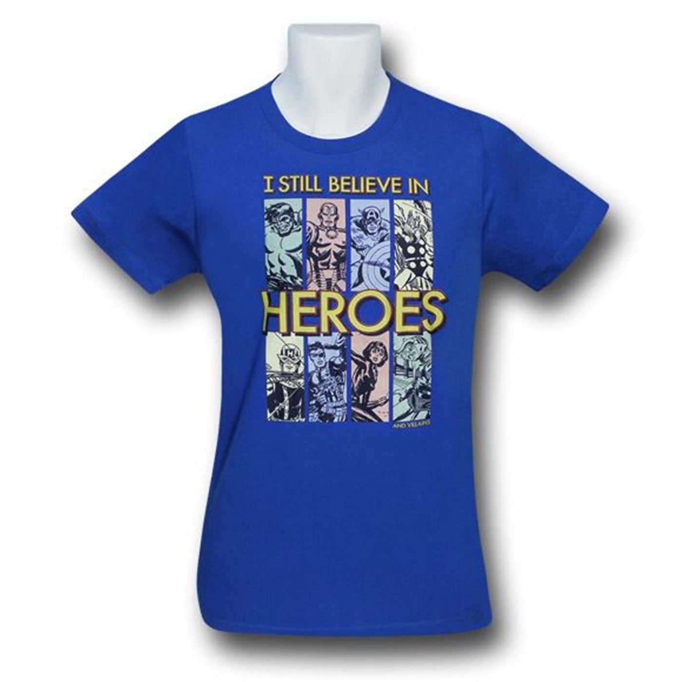 Marvel Avengers Still Believe 30 Single T-Shirt, Blue
