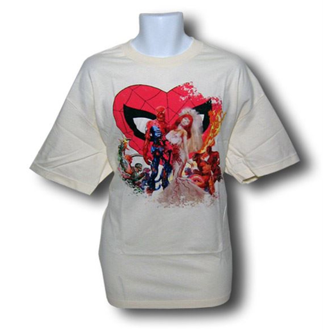 Spiderman T-Shirt Dead Wedding, Yellow