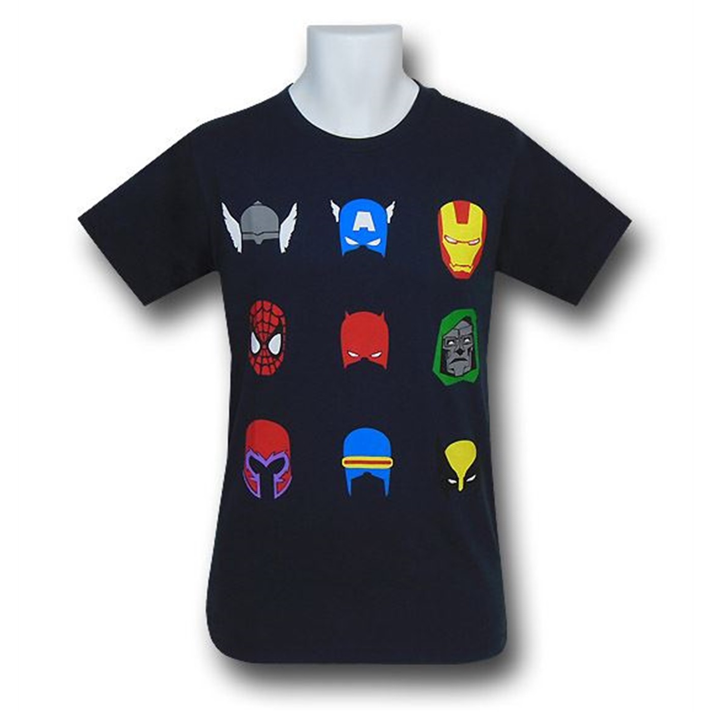 Marvel Headgear 30 Single Navy T-Shirt, Blue