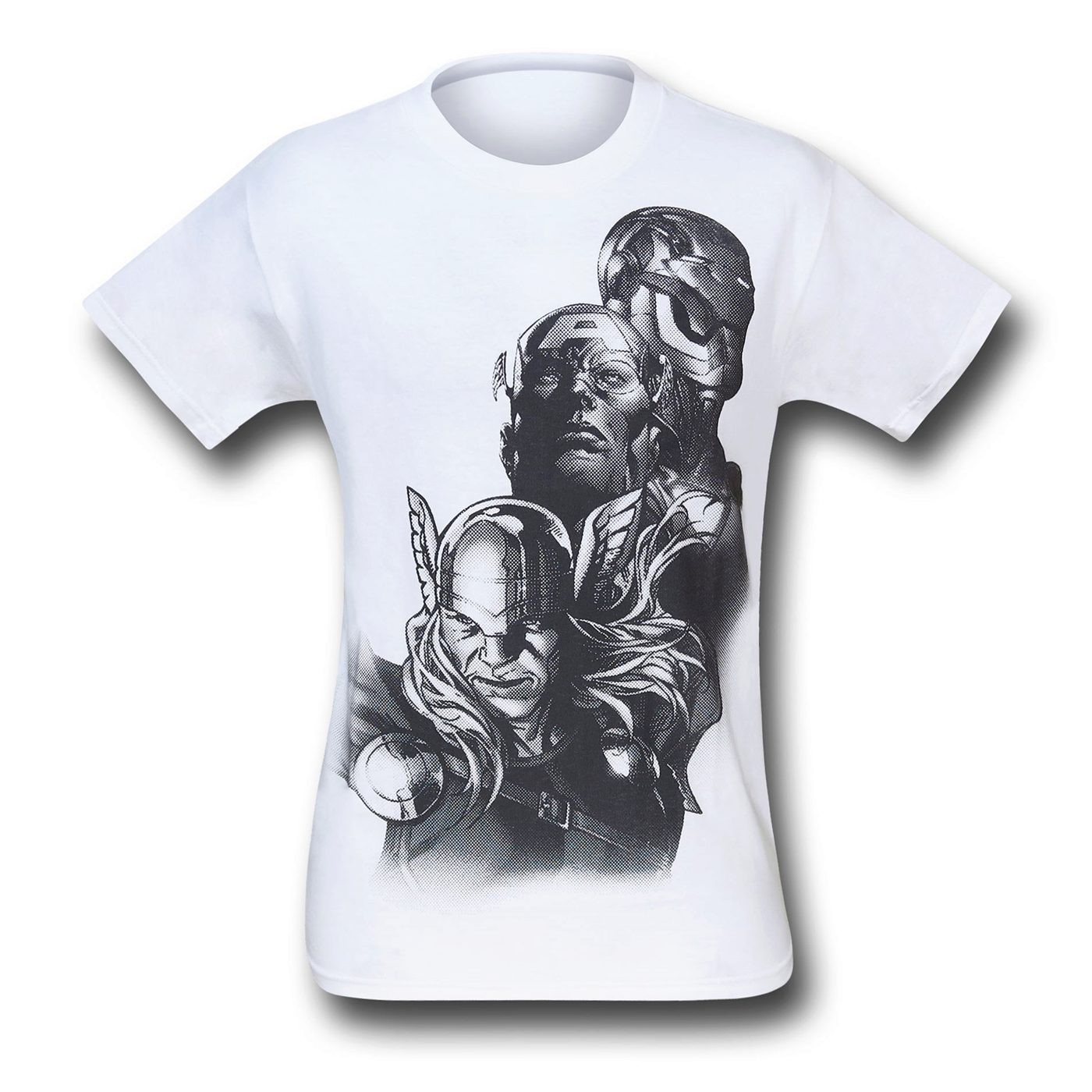 Marvel Pillars of Strength White T-Shirt, White