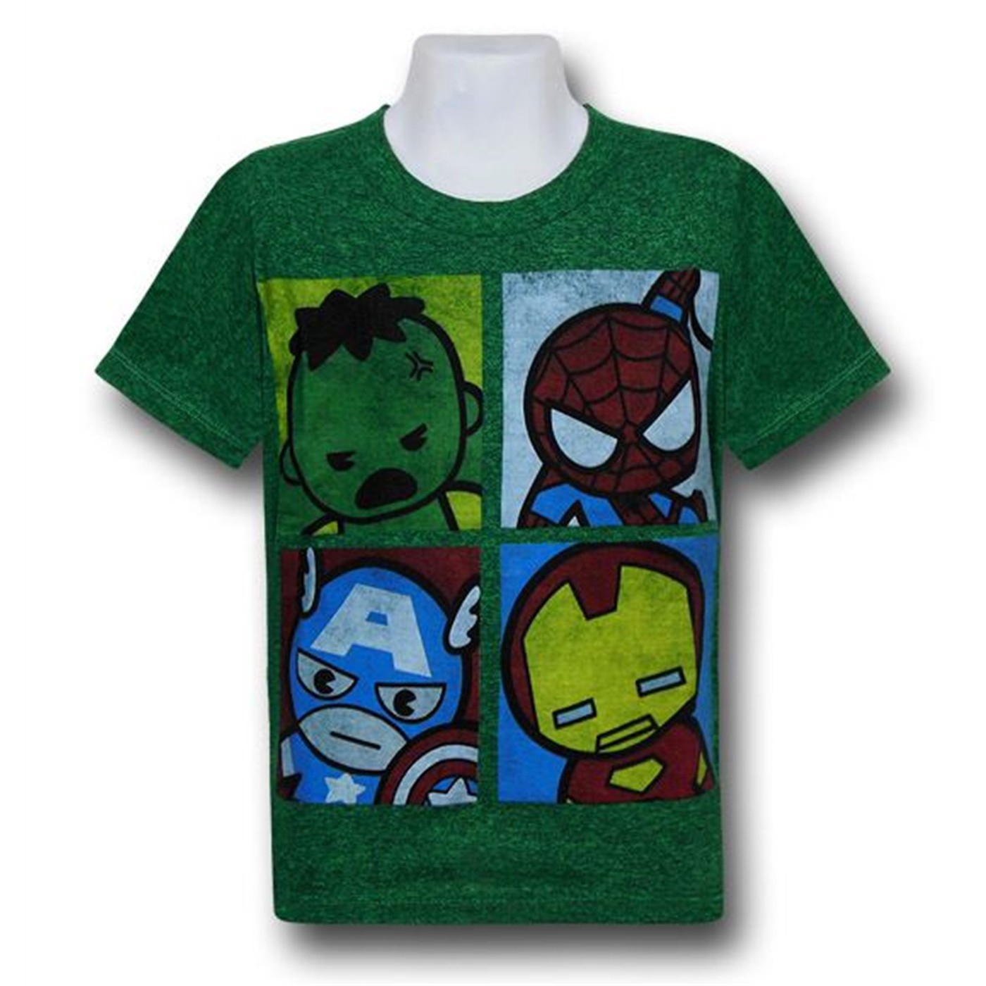Marvel Hero Toys Kids Red Decco T-Shirt, Green