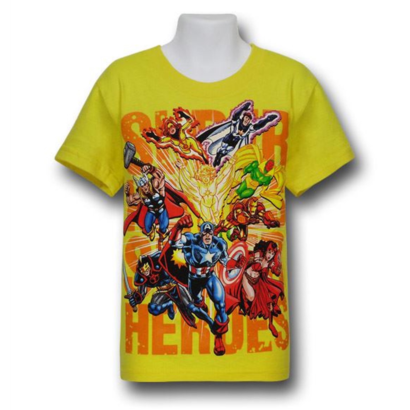 Marvel Kids Sunburst Heroes, Yellow
