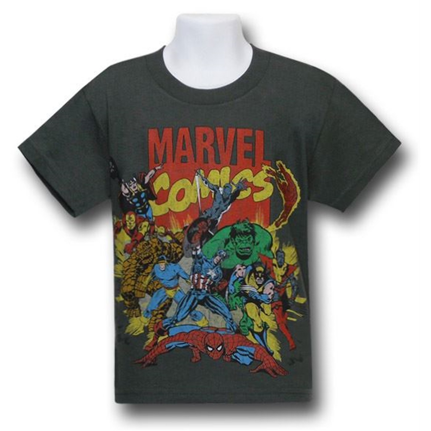Marvel Kids Splash T-Shirt, Brown
