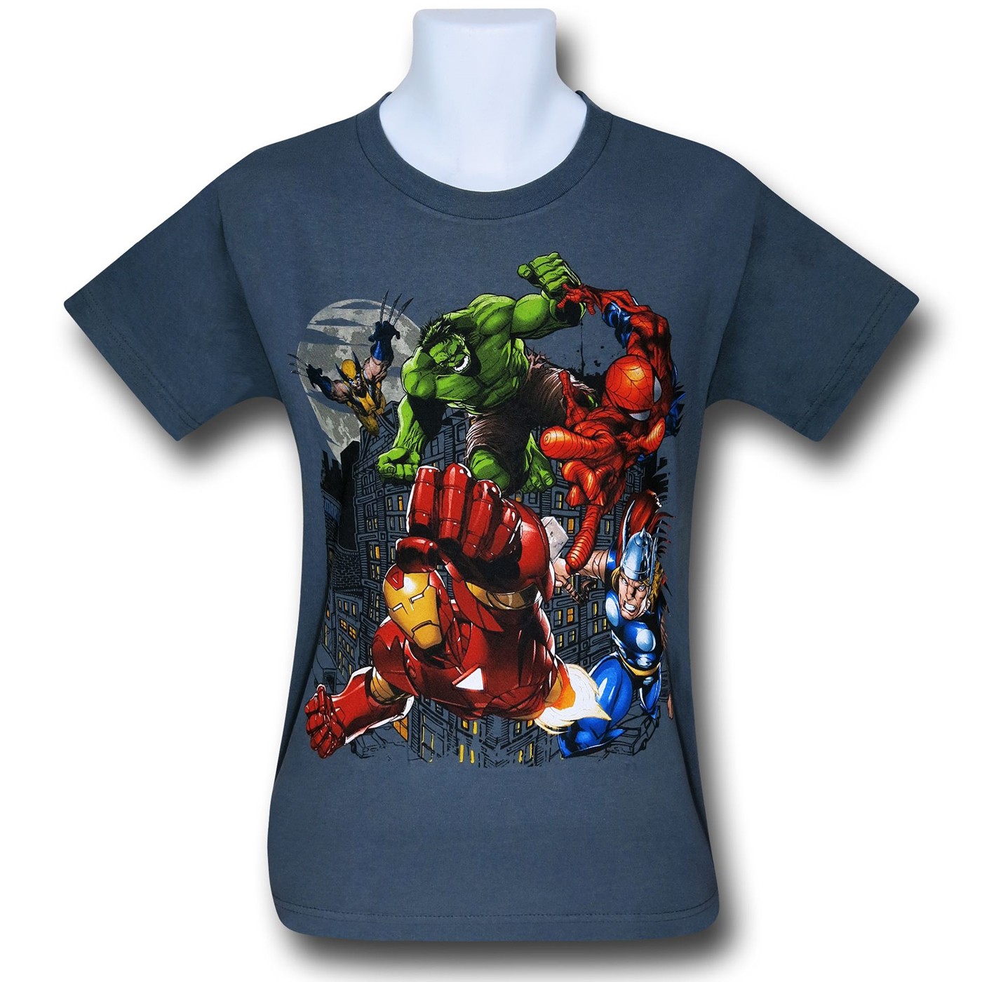 Marvel Night Watch Kids T-Shirt, Grey