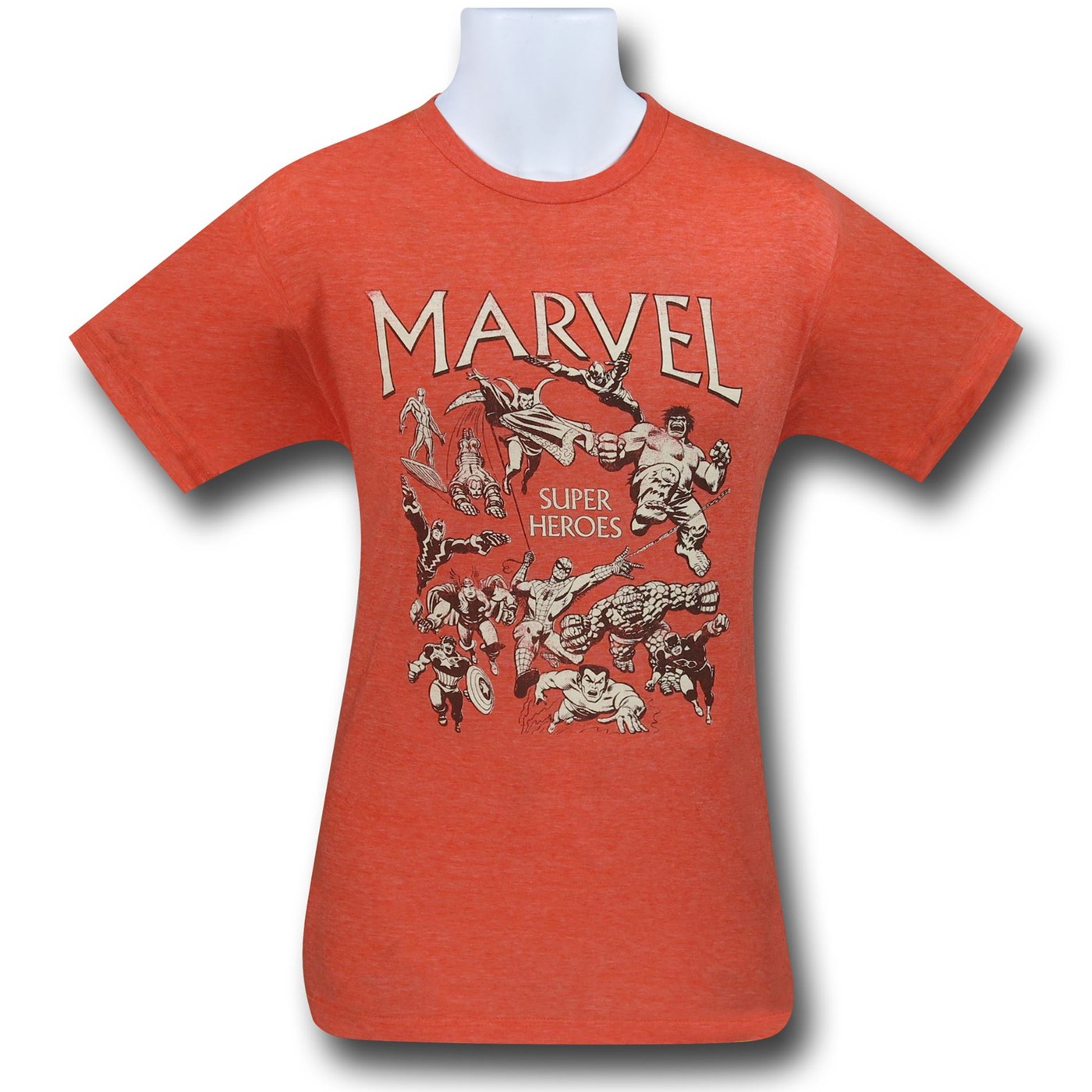 Marvel Super Heroes 30 Single Orange T-Shirt, Orange