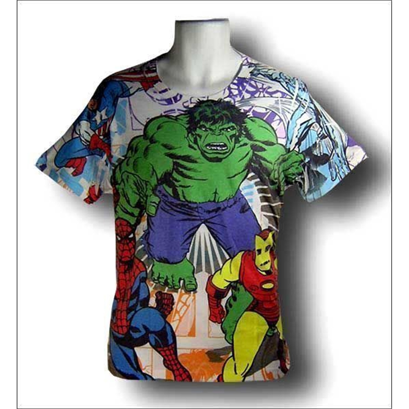 Avengers Sublimation T-Shirt, White