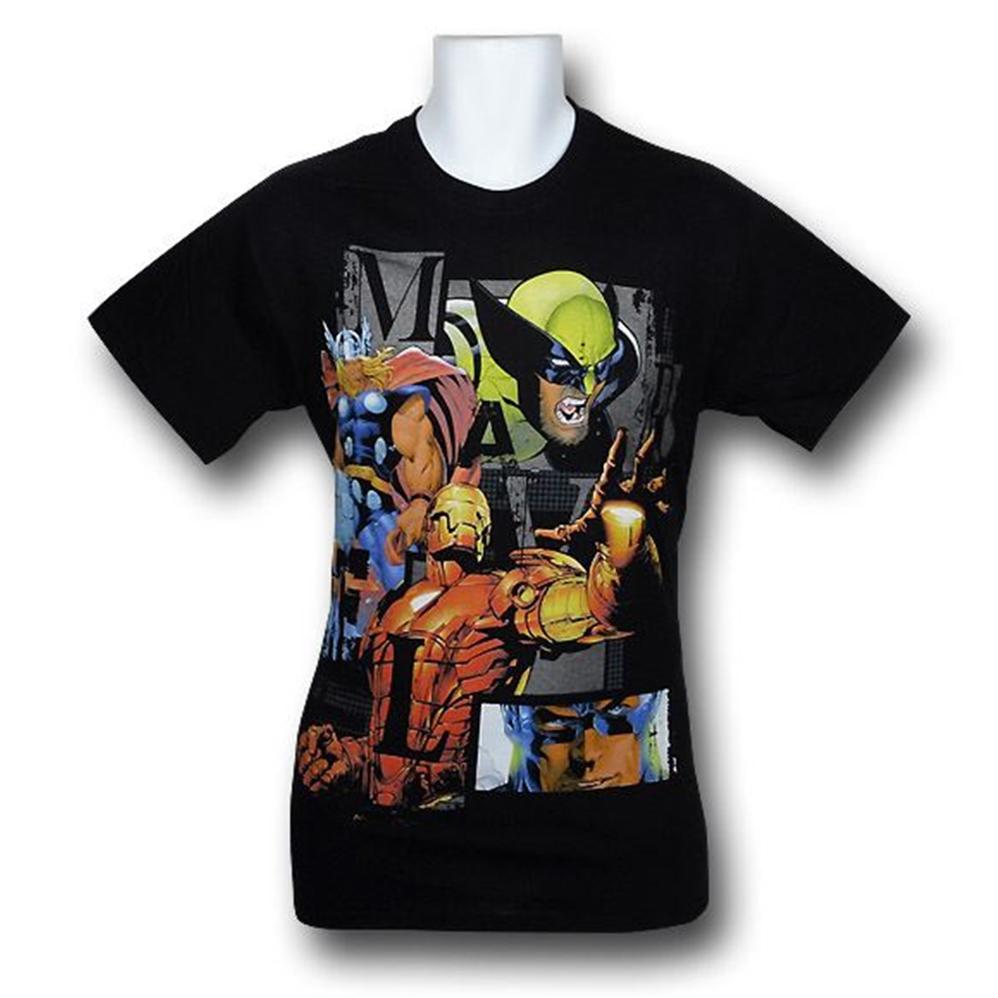 Marvel Team Up T-Shirt, Black