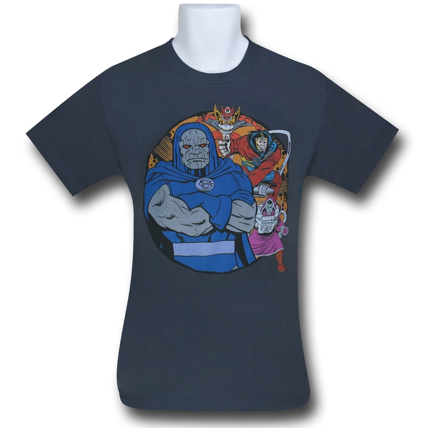 New Gods Apokolips Represent T-Shirt, Grey