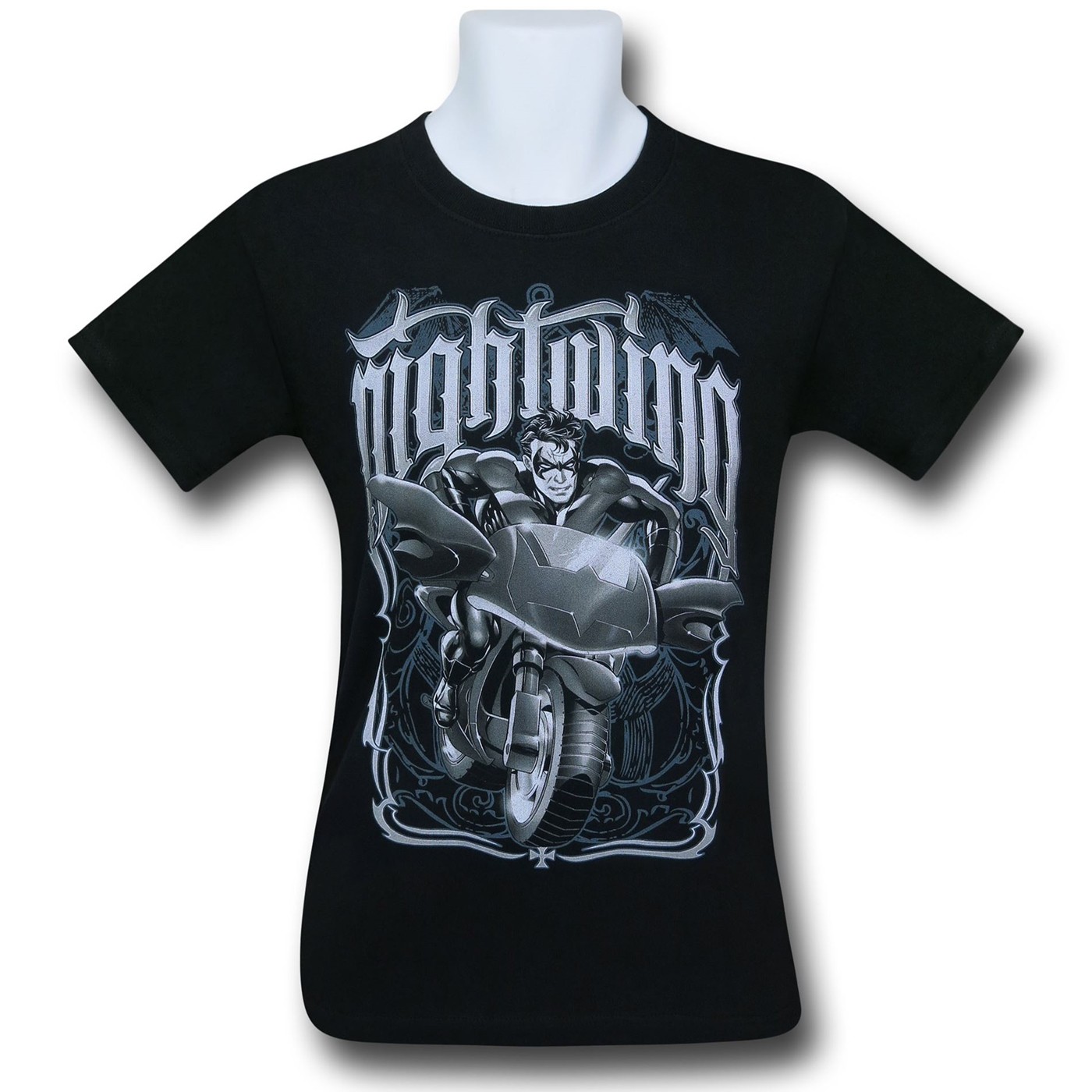 Nightwing Gothic Ride T-Shirt, Black