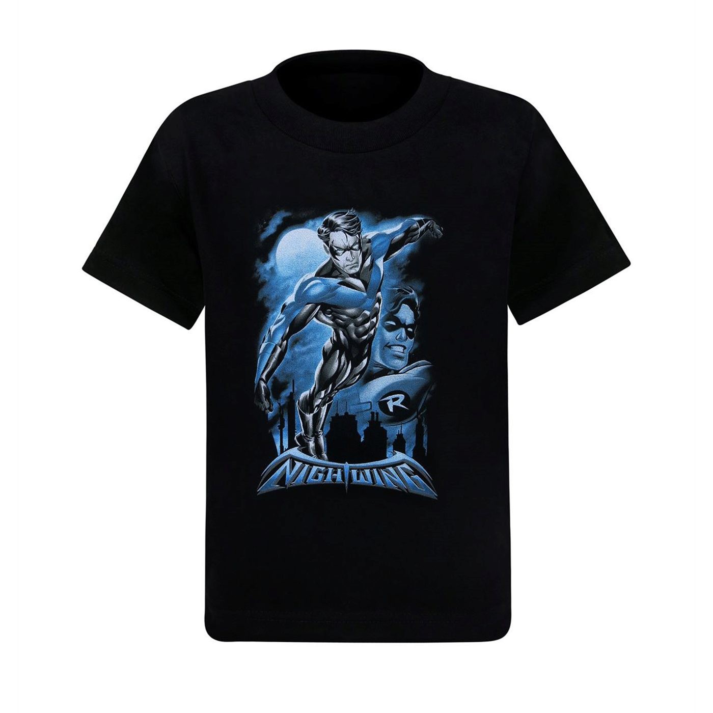 Nightwing Origins Kids T-Shirt, Black