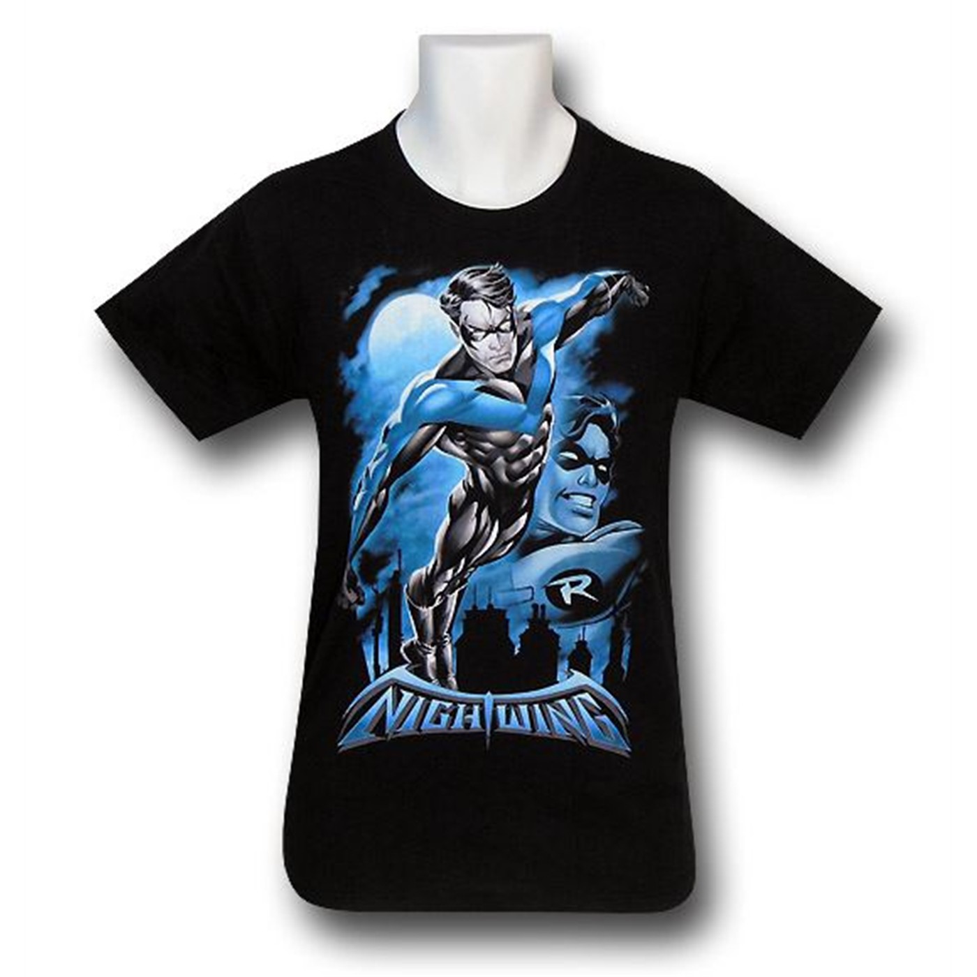 Nightwing Origins Black T-Shirt, Black