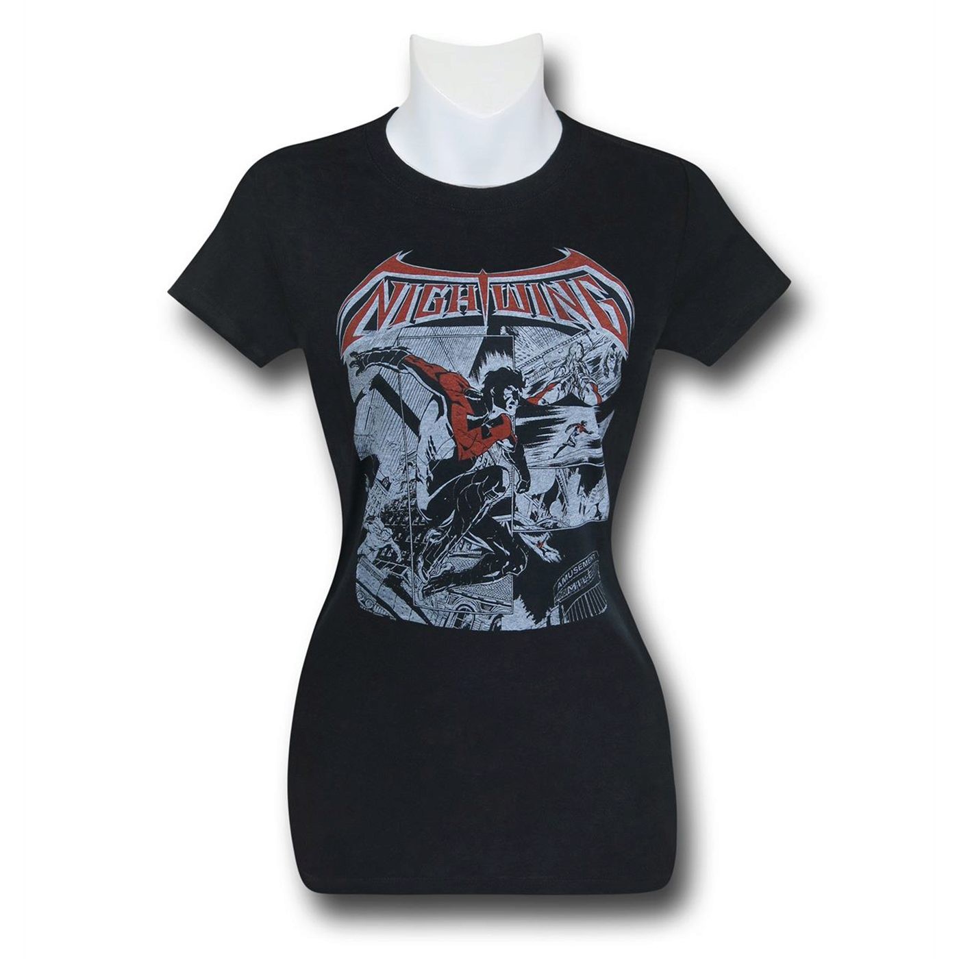 Nightwing Leap Women's T-Shirt, Black