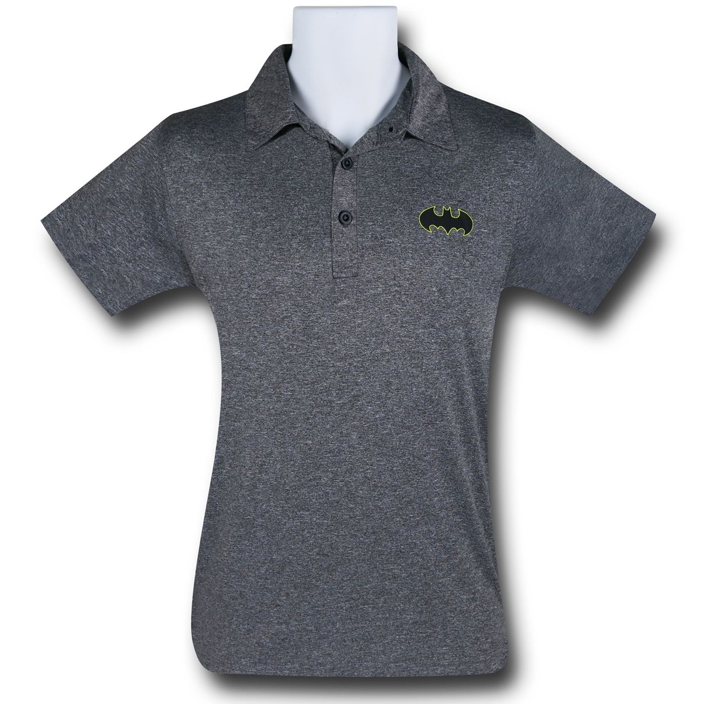 Batman Dark Grey Polo Shirt, Grey