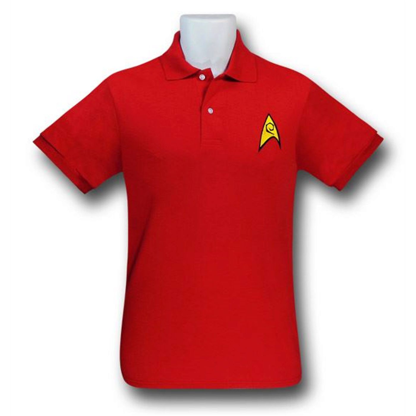 Star Trek Security Uniform Polo Shirt, Red