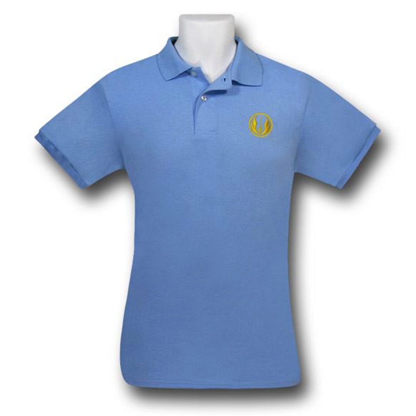 Star Wars Jedi Light Blue Polo Shirt, Blue