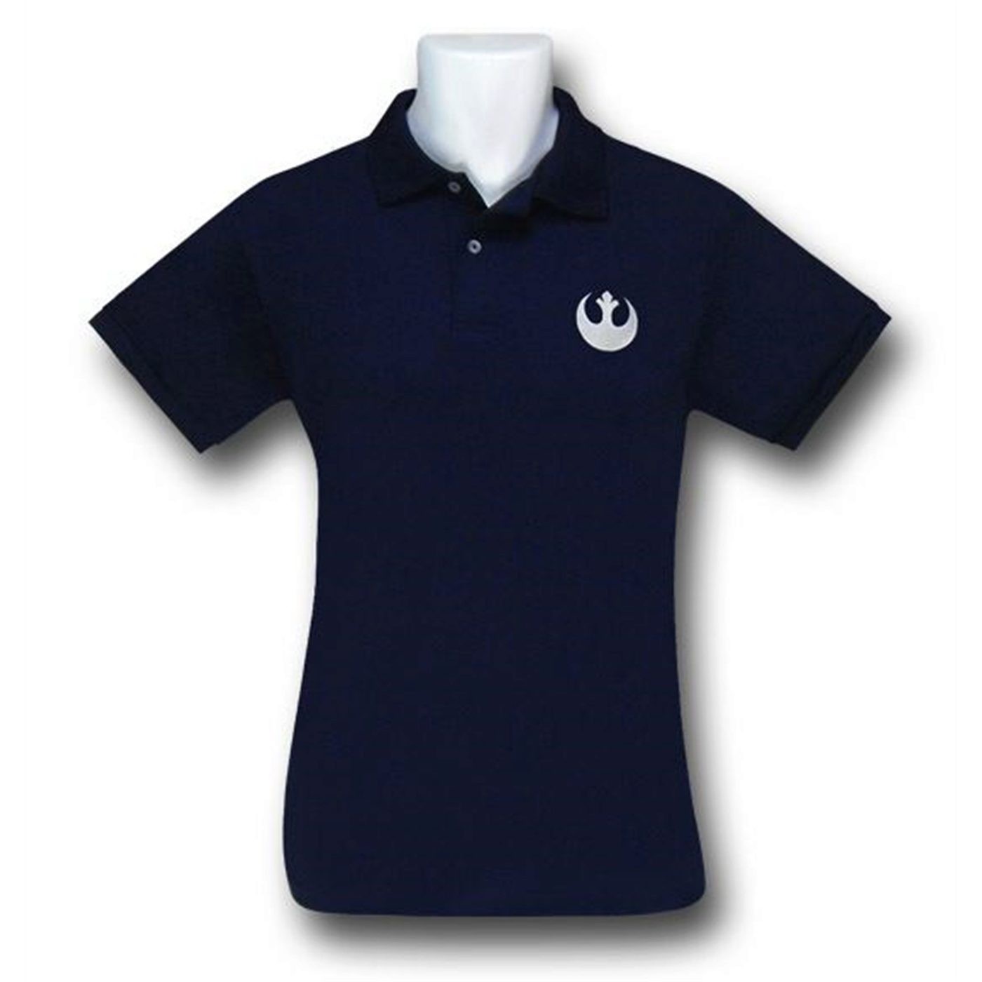 Star Wars Rebel Symbol Navy Polo Shirt, Blue