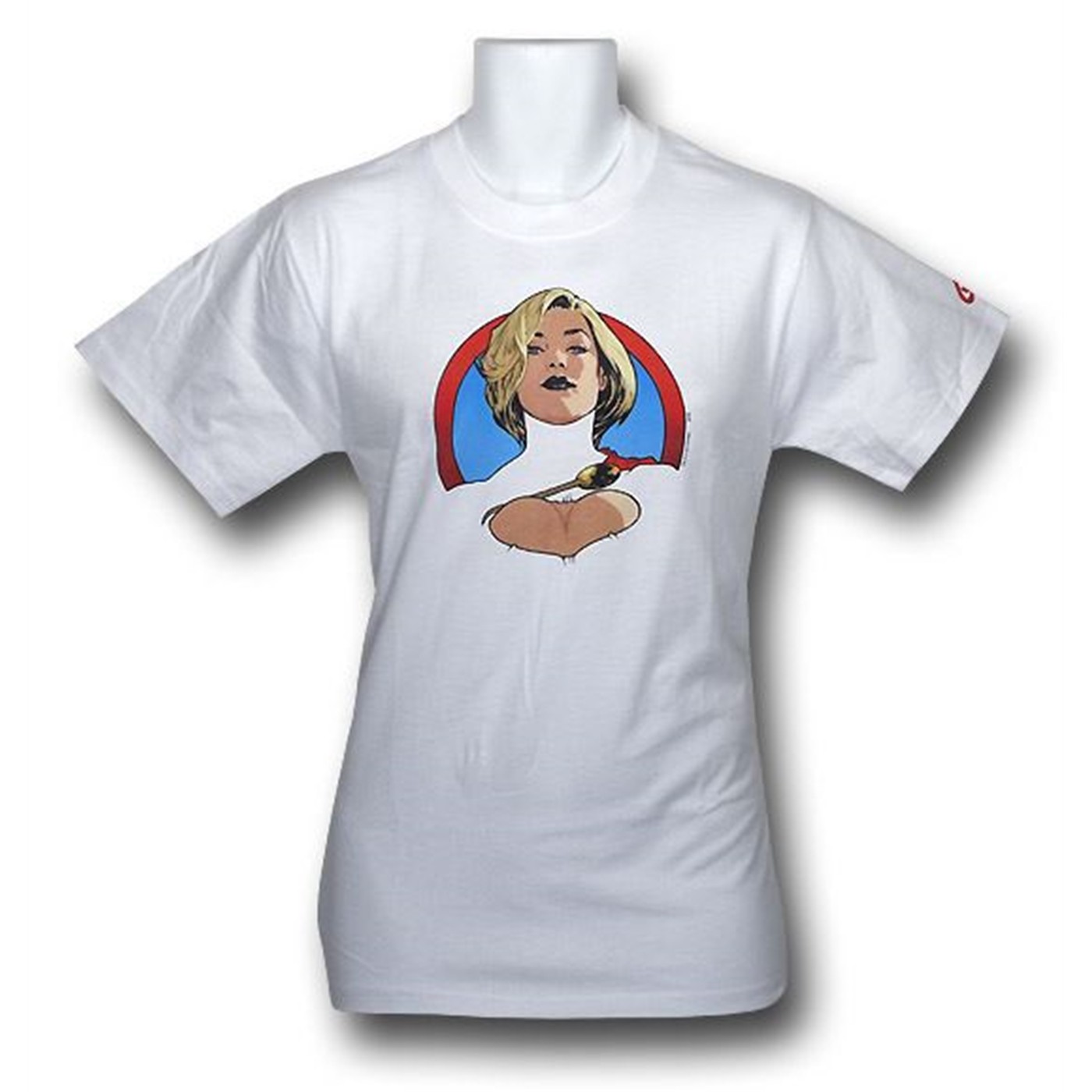 Power Girl by Adam Hughes T-Shirt, White