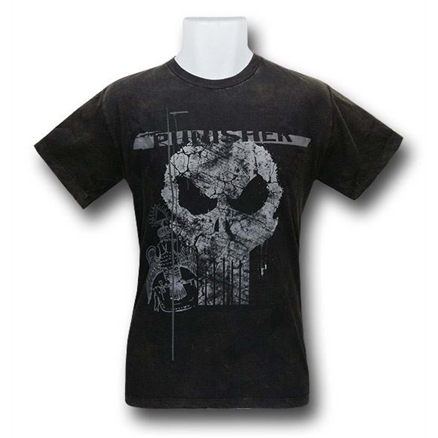 Punisher Broken Shadow 30 Single T-Shirt, Black