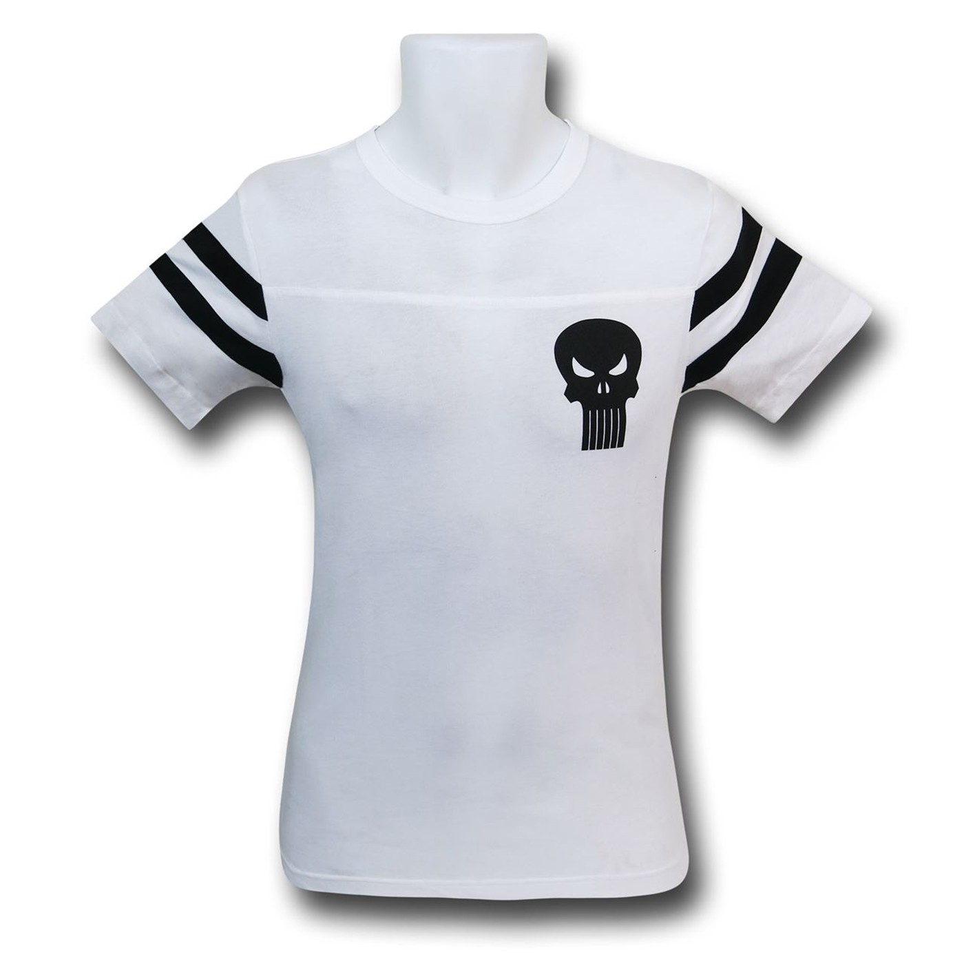Punisher Castle Men's Varsity T-Shirt, White