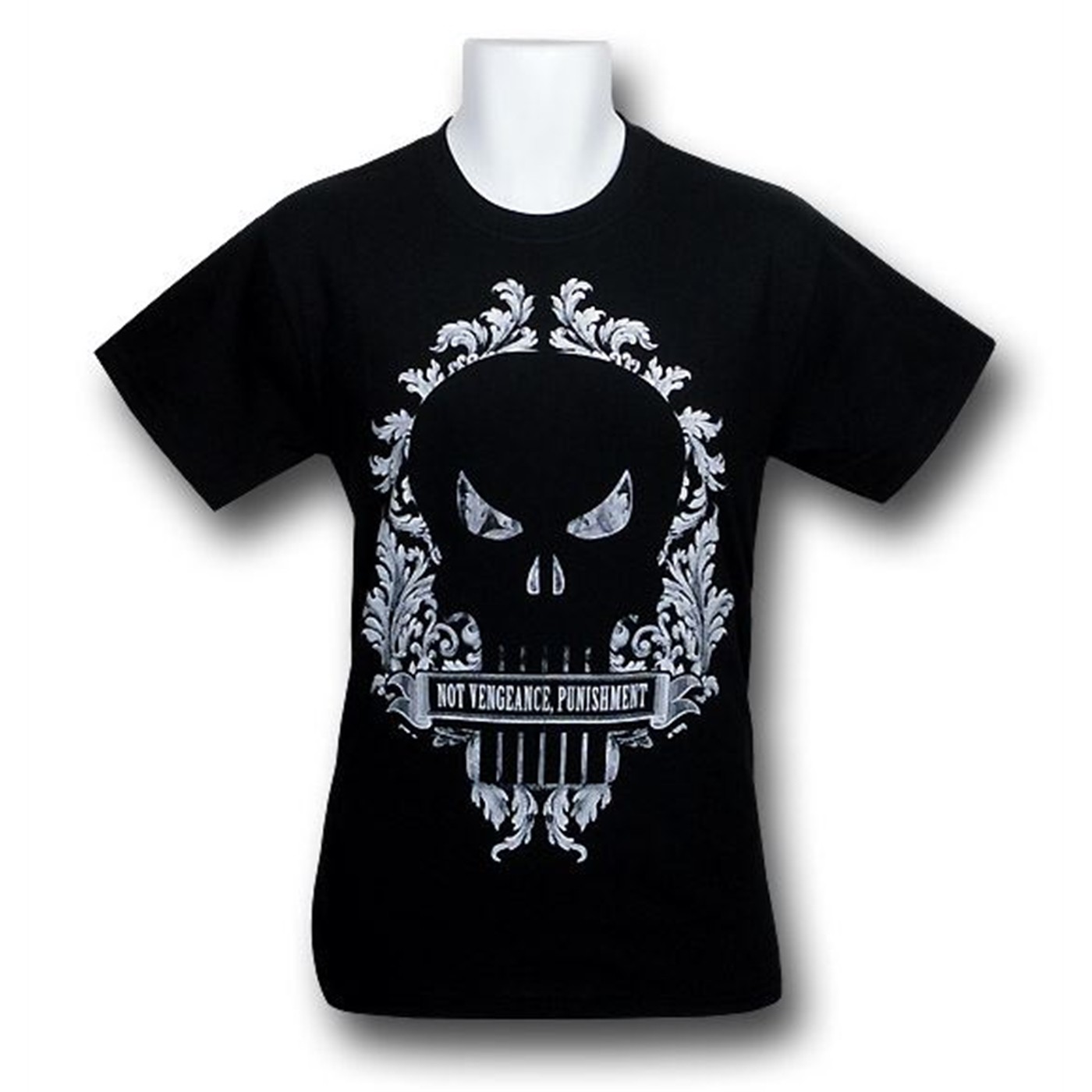 Punisher Frank Castle's Crest T-Shirt, Black