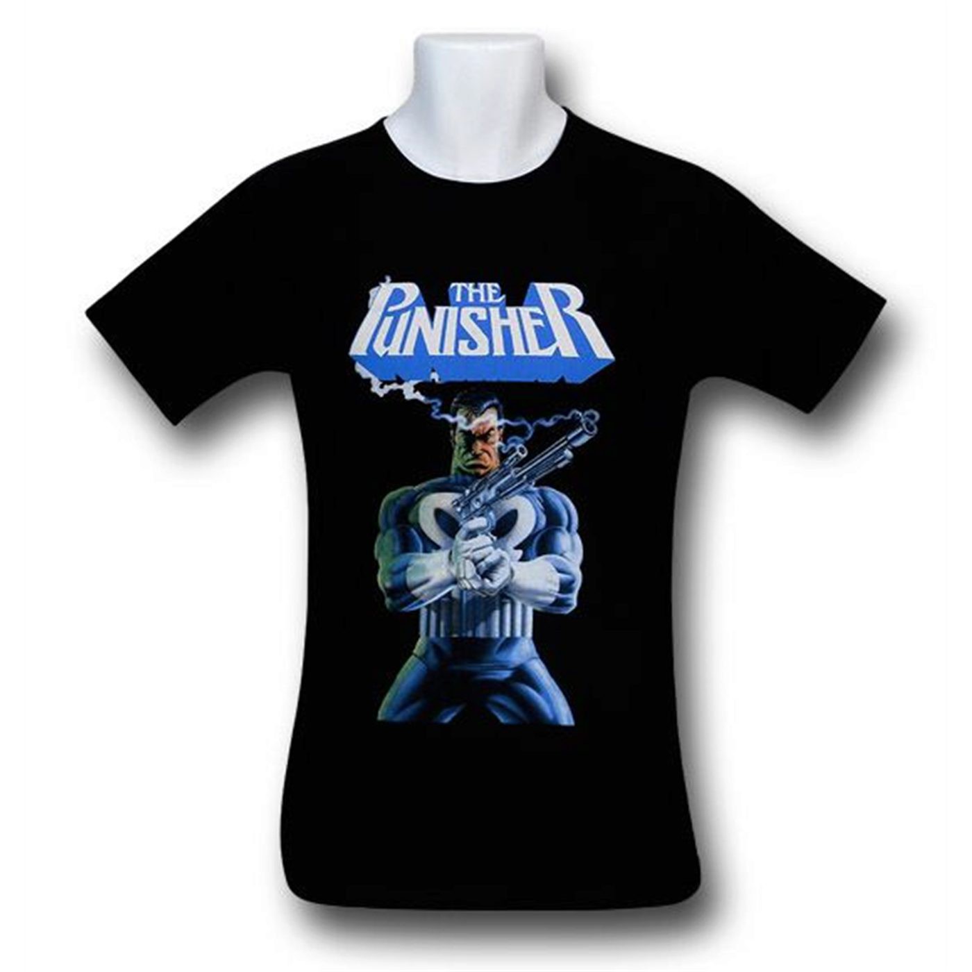 Punisher Smoking Gun T-Shirt, Black