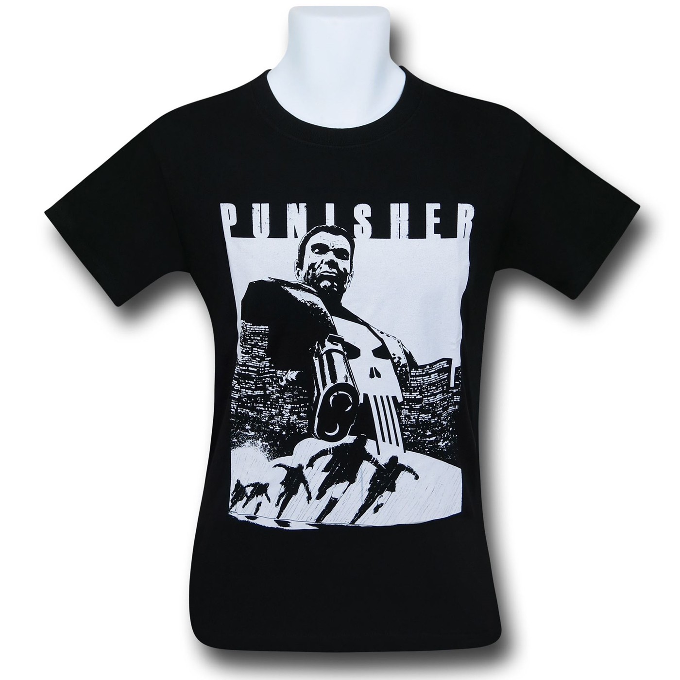 Punisher Try And Run T-Shirt, Black
