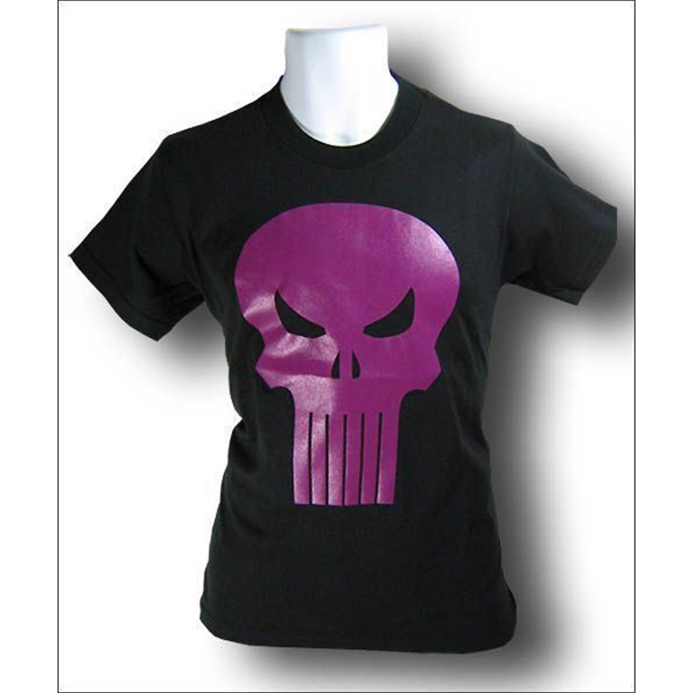 Punisher T-Shirt Purple Skull