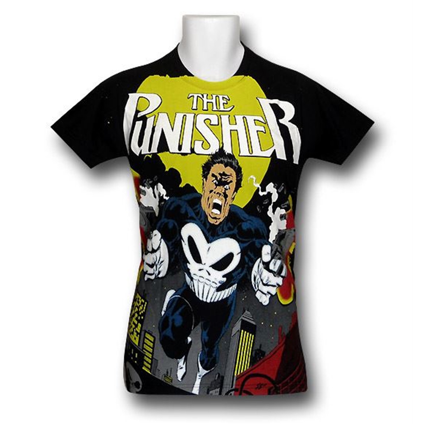 Punisher Rampage 30 Single Sublimation T-Shirt, Black