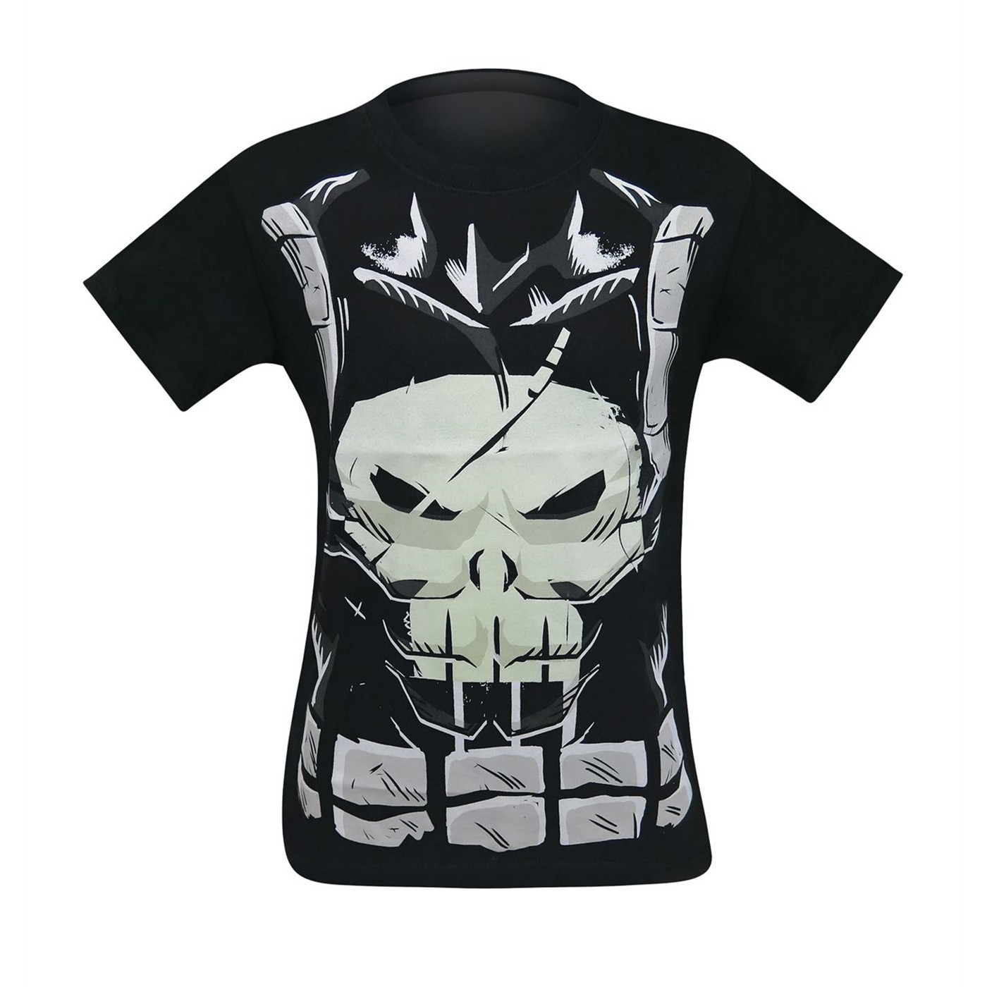 Punisher Suit-Up Men's Costume T-Shirt, Black