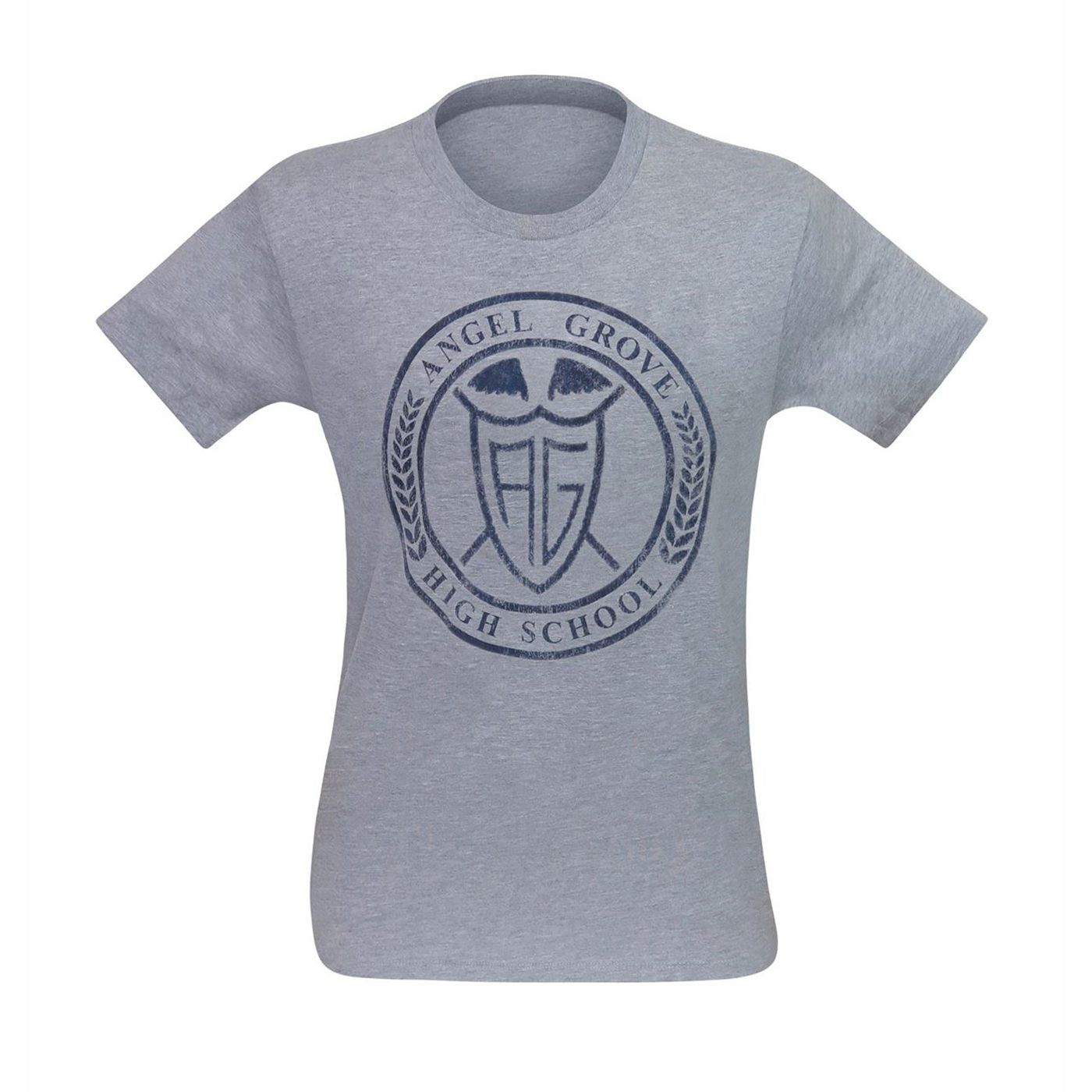 Power Rangers Angel Grove High Men's T-Shirt, Grey